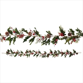 ナチュラルガーランド グリーン＆レッドベリー［ストエキオリジナル］