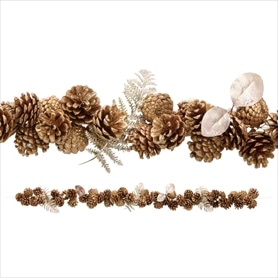 ナチュラル クリスマスガーランド140cm