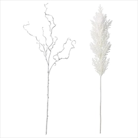 ホワイト造花ブランチ