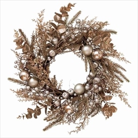 ゴールドデコレーションリース56cm