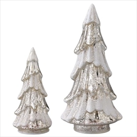 LEDガラスクリスマスツリーライトスタンド