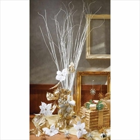 24本 ホワイトブランチ 120cm