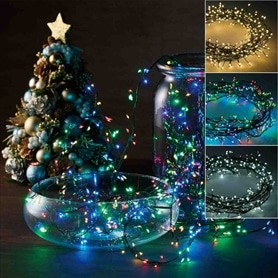 LED 400球 ワイヤークラスターライト