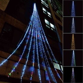 LED 1728球 ドレープライト ロングサイズ(10m)