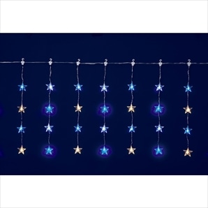 LED 20連 スターカーテンライト幅350×高さ70cm