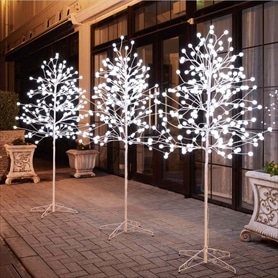 LEDケサランパサラン立ち木ライト184cm