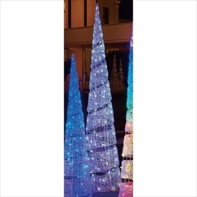LEDスパイラルライト クリスマスツリー 210cm
