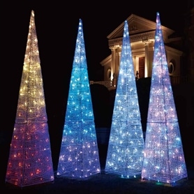 LEDビッグクリスタルライト クリスマスツリー210cm