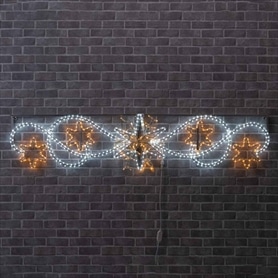 LEDビックモチーフライト スター 幅180cm