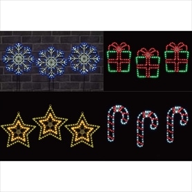 LED(SMD)3連モチーフライト