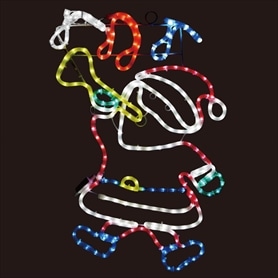 LEDチューブライト ミュージカルサンタ 高さ70cm