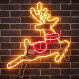LEDネオンモチーフライト ランニングディア