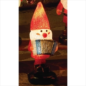 LEDモチーフライト【サンタの森】アコーディオン 高さ48cm