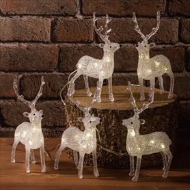 5連LEDクリスタルライト トナカイ