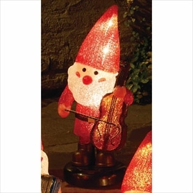 LEDモチーフライト【サンタの森】チェロ 高さ51cm