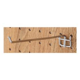 【10本】有孔パネル用フック(直径4mm) クローム〔ストエキオリジナル〕