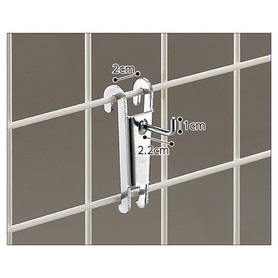 【5本】ディスプレイネット用時計掛けフック 直径3.8mm) 長さ2.2cm