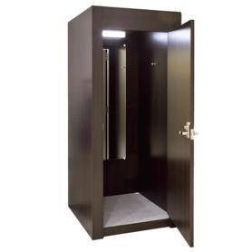 木製フィッティングルーム ドアタイプ 照明無し〔ストエキオリジナル〕試着室 更衣室