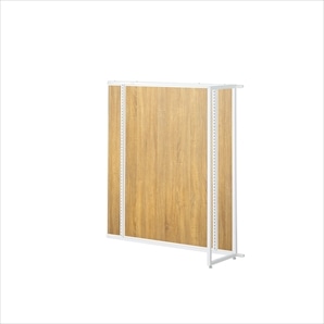 UR中央片面タイプ 幅120×高さ135cm 連結 ホワイト〔ストエキオリジナル〕