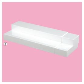 スライド式ディスプレイ 白