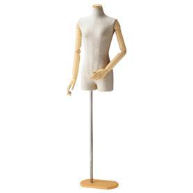 婦人腕付き芯地張トルソー〔ストエキオリジナル〕