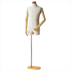 紳士腕付き芯地張トルソーM〔ストエキオリジナル〕