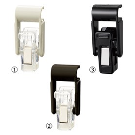 【2個】フロアスタンドクリップ(直径12.7mm用)〔ストエキオリジナル〕