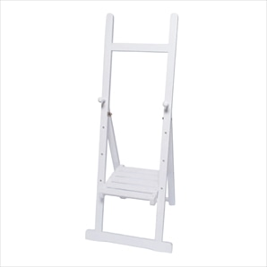 棚付き木製イーゼルH型