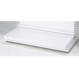 幕板付きステージ 幅90cm ホワイト/BR50用〔ストエキオリジナル〕