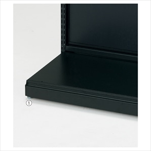 幕板付きステージ 幅90cm ブラック/BR50用〔ストエキオリジナル〕