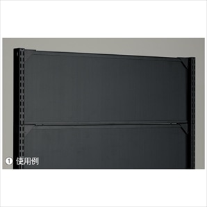 BR50用上部パネル 幅90cm ブラック〔ストエキオリジナル〕