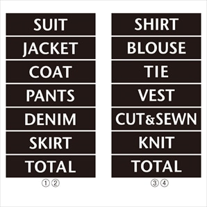 英字マグネットシート