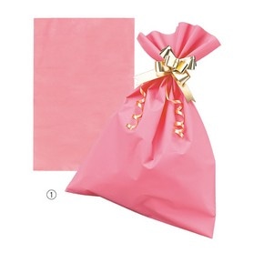 HEIKO ヘイコー ポリ袋 マットカラーポリ 無地 梨地ギフトバッグ ピンク
