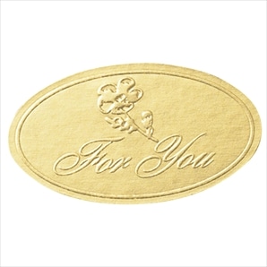 【500枚】エレガントロールシール メタリック