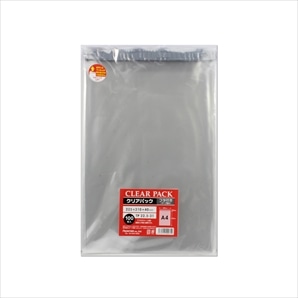 クリアパック OPP透明袋 アルミ蒸着テープ付き 帯電防止