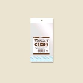 【100枚】HEIKO クリスタルパック ヘッダー付き OPP透明袋