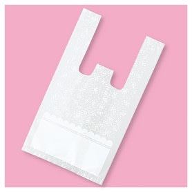 ヘッズ プチフラワーレジバッグ レジ袋 PEバッグ