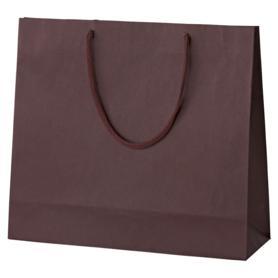 HEIKO 紙袋 カラーチャームバッグ カラー手提げ紙袋 ブラウン