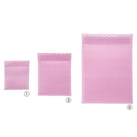【10枚】封筒型梱包資材 レンジャーパック ピンク 20.5×26.5cm