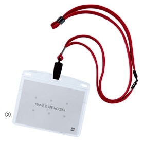 【10個】クリップ式 吊リ下げ名札