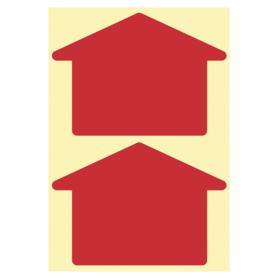 レジ周り誘導シール