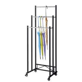 3段傘掛け ブラック〔ストエキオリジナル〕