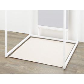 フィッティングルーム用カーペット 正方形 防炎タイプ 80×80cm〔ストエキオリジナル〕
