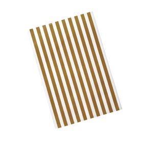 【50枚】ヘッズ ゴールドストライプ OPPギフトバッグ 透明袋