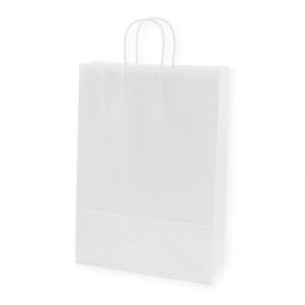 手提げ紙袋 丸ひもタイプ 白無地