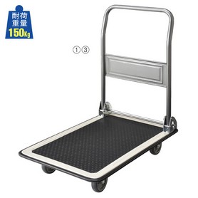 折りたたみ式スチール製台車 150kg 【通販】ストア・エキスプレス