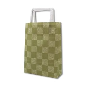 【25枚】HEIKO 紙袋 H25チャームバッグ 18-3 平手 苔市松