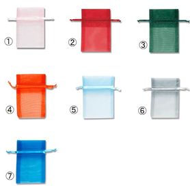 【10枚】HEIKO ヘイコー オーガンジーバッグ 平袋タイプ 巾着袋 S 8×11cm