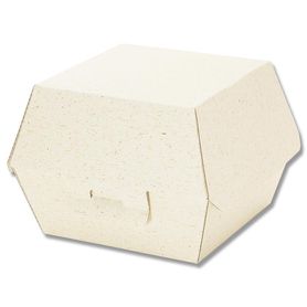 【 20枚】使い捨て食器 エコパームBOX バーガー1個用