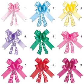 【50本】川崎リボン工業 リボンボウ 36mm幅×70cm ワンタッチリボン